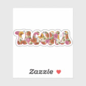 フローラタコマシティステッカー シール (シート)