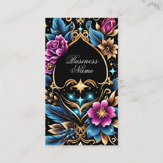 フローラタトゥーアーティスト 名刺 (正面)