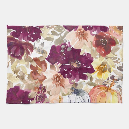 フローラタトゥー キッチンタオル (横)