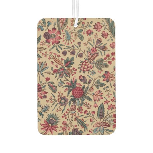 フローラタペストリー針仕事フラワーアート カーエアーフレッシュナー (裏面)