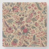 フローラタペストリー針仕事フラワーアート ストーンコースター (正面)