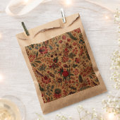 フローラタペストリー針仕事フラワーアート フェイバーバッグ (クリップ留めされた状態)