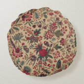 フローラタペストリー針仕事フラワーアート ラウンドクッション (裏面)
