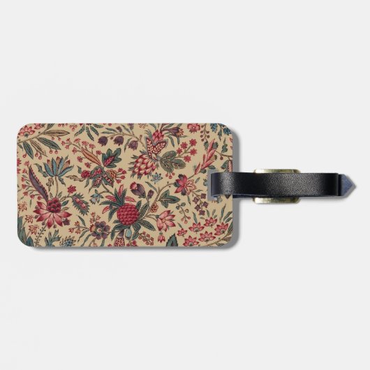フローラタペストリー針仕事フラワーアート ラゲッジタグ (裏面横)