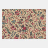 フローラタペストリー針仕事フラワーアート ラッピングペーパーシート (正面)