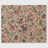 フローラタペストリー針仕事フラワーアート ラッピングペーパー (フラット)