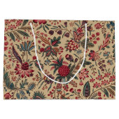 フローラタペストリー針仕事フラワーアート ラージペーパーバッグ (裏面)