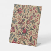 フローラタペストリー針仕事フラワーアート 台座サイン (正面)