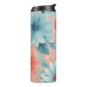 フローラタンブラースタイリッシュ – 絶縁フラワーデザイン タンブラー (回転左)