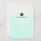 フローラダシュンドッグ誕生日 招待状 (裏面)