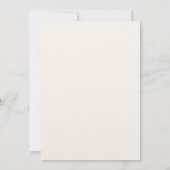 フローラダスティピンクローズブルゴーニュアイボリー結婚ズ 招待状 (裏面)