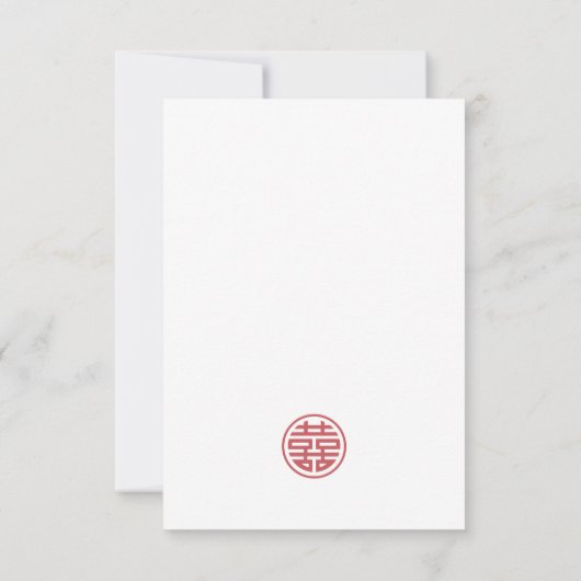 フローラダスティピ中国のッ結婚ク サンキューカード (裏面)