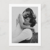 フローラダスティブルーアジサイ結婚ズサンキュー ポストカード (正面)