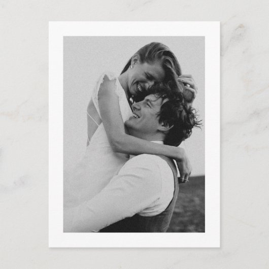 フローラダスティブルーアジサイ結婚ズサンキュー ポストカード (正面)