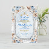 フローラダスティブルースペインのガールスウィート15th誕生日 招待状 (スタンド正面)