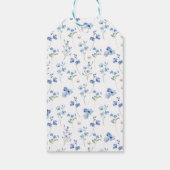 フローラダスティブルーパール&プロセッコブライダルシャワー ギフトタグ (裏面)