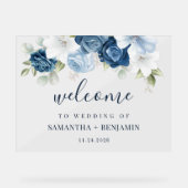 フローラダスティブルーユーカリ植物学結婚院 アクリルサイン (正面)