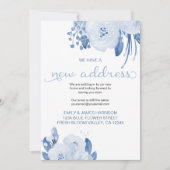 フローラダスティブルー新しいアドレスの移動 案内状 (正面)