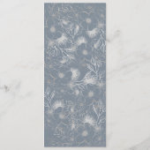 フローラダスティブルー結婚ズのメニュー メニュー (裏面)