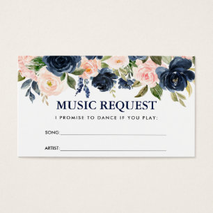 フローラダスティブルー結婚ピンクの音楽の曲要求