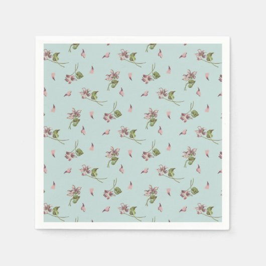 フローラダック卵 スタンダードカクテルナプキン (正面)