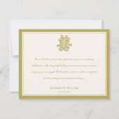 フローラダブル中国のハピネス結婚の感謝 ノートカード (正面)