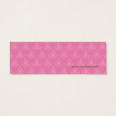 フローラダマスクエレガントウェディングメッセージカード (裏面)