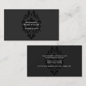 フローラダマスクグレイユニークスペシャル 名刺 (正面/裏面)