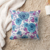 フローラダマスク装飾用クッション クッション (ブランケット)