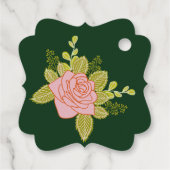 フローラダークグリーン結婚ズ植物学 フェイバータグ (裏面)