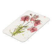 フローラダークピンクスプラッシュ マグネット (左側)