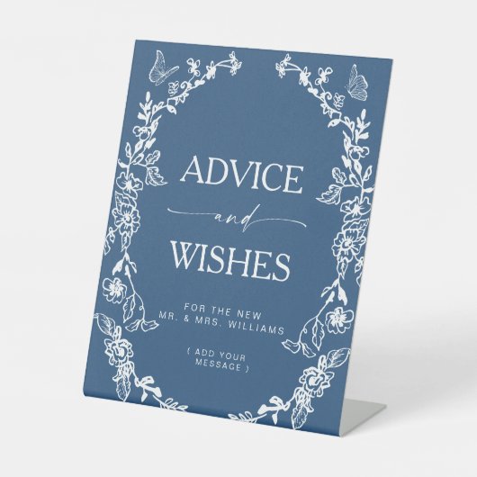 フローラチノイスリーアドバイス&ウィッシュズペデスタル 台座サイン (正面)