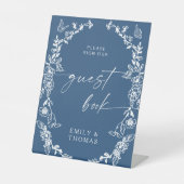 フローラチノイスリーゲストブックペデスタルサイン 台座サイン (正面)