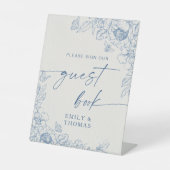 フローラチノイスリーゲストブックペデスタルサイン 台座サイン (正面)