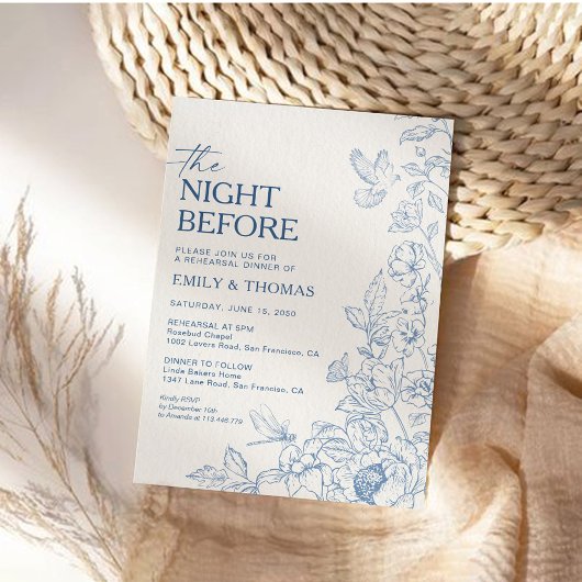 フローラチノイスリーザナイトウィーク招待状 招待状