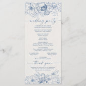 フローラチノイスリー結婚式 プログラム (裏面)