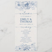 フローラチノイスリー結婚式 プログラム (正面)