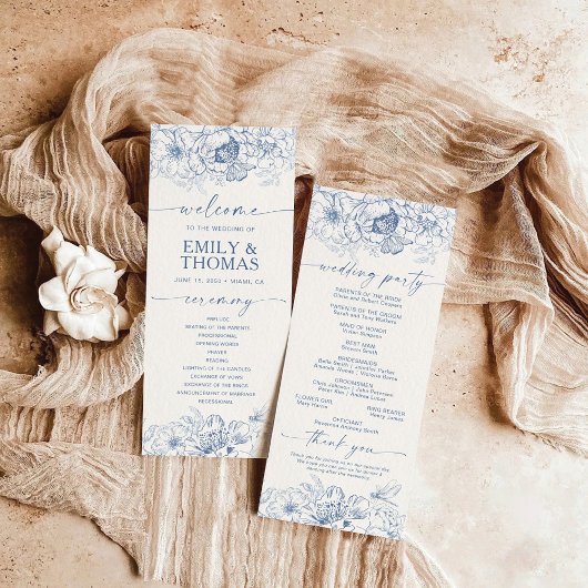 フローラチノイスリー結婚式 プログラム