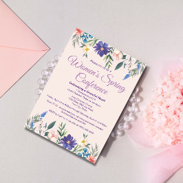 フローラチャーチウィメンズリトリートカンファランスまたはイベント 招待状