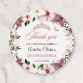 フローラチョイエレガントキンチェニェラメッセージカード フェイバータグ (裏面)