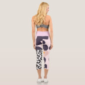 フローラチータクロップレギンス カプリレギンス (裏面)