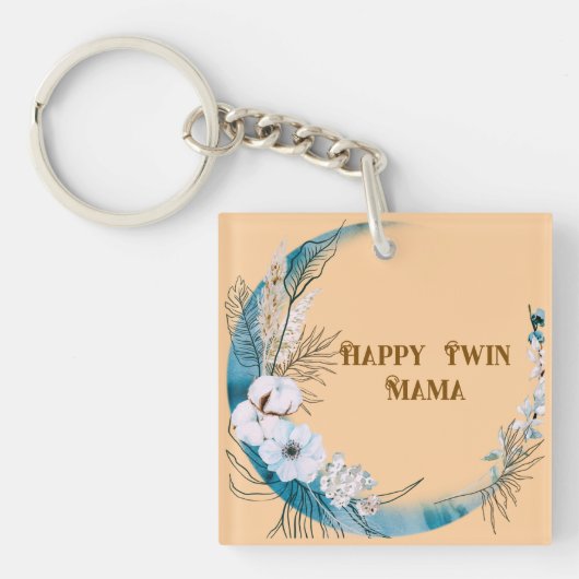 フローラツインママ キーホルダー (正面)