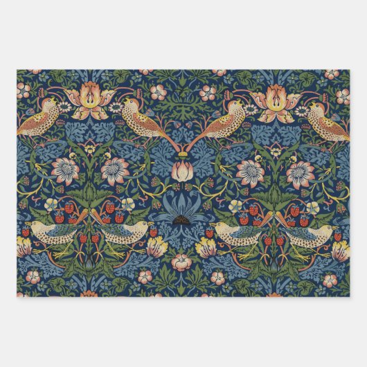 フローラツリーのパトリッジ ラッピングペーパーシート (正面)