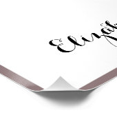 フローラツリープラムシルエットファミリーツリー写真 ポスター (コーナー)