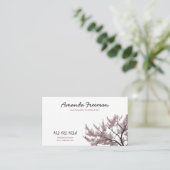 フローラツリーマッサージセラピスト 名刺 (スタンド正面)