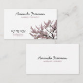 フローラツリーマッサージセラピスト 名刺 (正面/裏面)