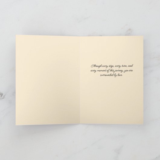 フローラツリー歩くお互いのホーム引用文 カード (内部)