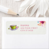 フローラティーカップ住所 シール (インサイチュ)