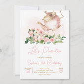 フローラティーガーデン誕生日パーティーへの招待 招待状 (正面)