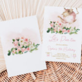 フローラティーガーデン誕生日パーティーへの招待 招待状